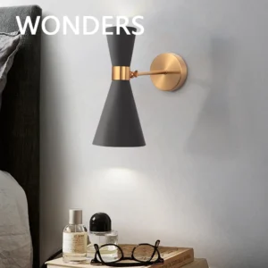 Nordic Horn LED Wall Lamp: Modern Elegance