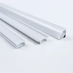 Sleek LED Strip Light Channels: U/V/W Aluminum Profiles