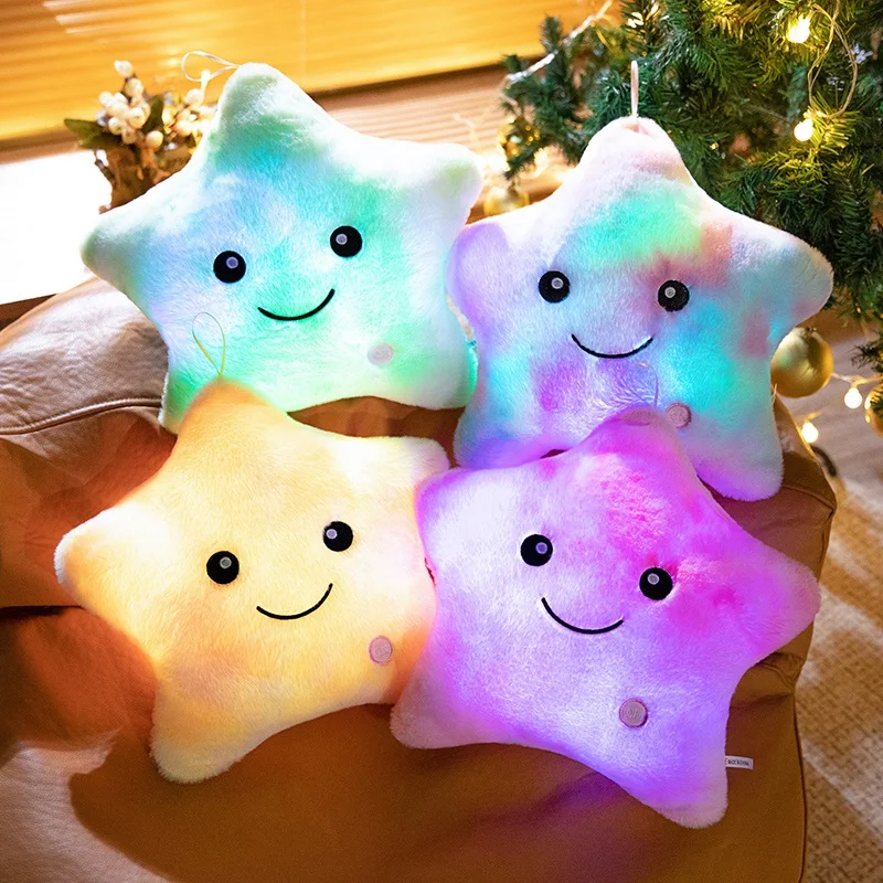 Fabify Light-Up Star Pillow: Glow with Comfort!