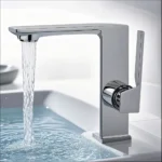 Elevate Your Space: Modern Matte Gray Basin Faucet